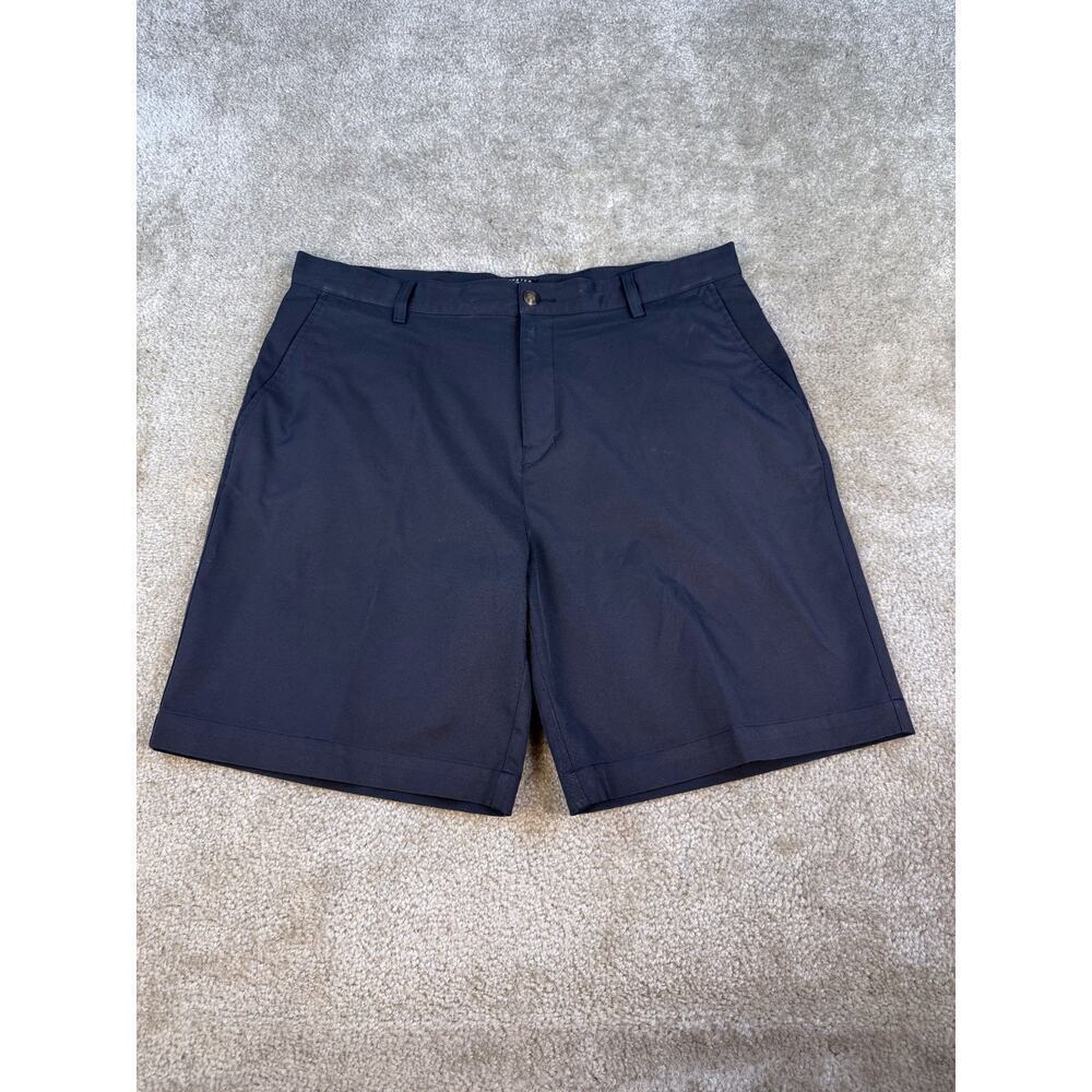 Adidas ClimaCool Shorts Mens 38 Black Solid Performance Chino Breathable B374